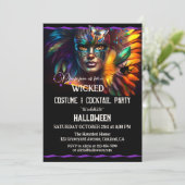 Invitation Costume d'Halloween adulte Cocktail Party (Debout devant)