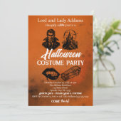 Invitation Costume d'Halloween adulte fête Vampire Vintage (Debout devant)