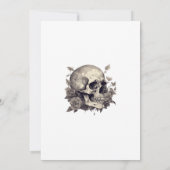 Invitation Costume d'Halloween adulte Skuls et Roses (Dos)