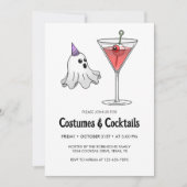 Invitation Costume d'Halloween & Cocktail Party (Devant)