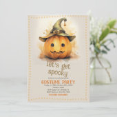 Invitation Costume d'Halloween éffrayant (Debout devant)