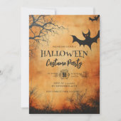 Invitation Costume d'Halloween vintage (Devant)