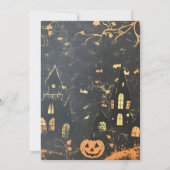 Invitation Costume d'Halloween vintage (Dos)