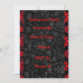 Invitation Costume d'Halloween vintage (Dos)
