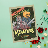 Invitation Costume d'Halloween vintage