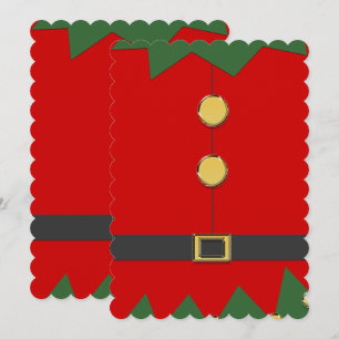 Invitation costume elfe