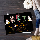Invitation costume enfant fête halloween