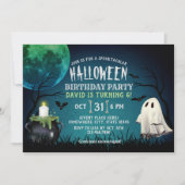 Invitation Costume enfant Halloween fête d'anniversaire (Devant)