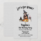 Invitation Costume enfant personnalisable Anniversaire (Devant / Derrière)