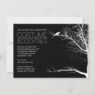Invitation Costume et cocktails Halloween