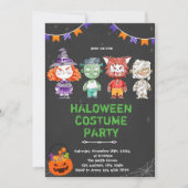 Invitation costume Halloween (Devant)