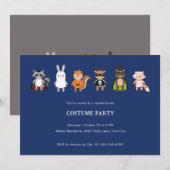 INVITATION COSTUME HALLOWEEN PARTY (Devant / Derrière)