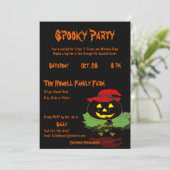 Invitation Costume Jack O'Lantern Fête d'Halloween (Debout devant)