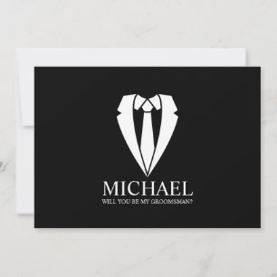 Invitation Costume Mariage noir - Proposition de fabricant de