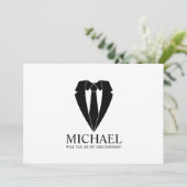 Invitation Costume Mariage noir - Proposition de fabricant de (Debout devant)