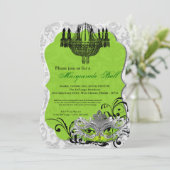 Invitation Costume Mascarade de boule de chaux Mascarade Hall (Debout devant)