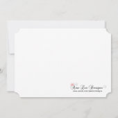 Invitation Costume Mascarade Papillon Argent Halloween (Dos)