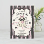 Invitation Costume mignon Halloween fête d'anniversaire (Debout devant)