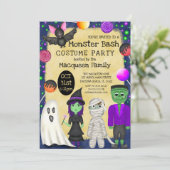 Invitation Costume Monster Bash Halloween Party (Debout devant)