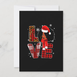 Invitation Costume noir africain américain Noël Père Noël Mel