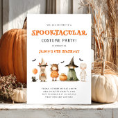 Invitation Costume pour enfants d'Halloween fête d'anniversai