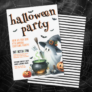 Invitation Costume pour enfants Fête d'Halloween