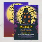 Invitation Costume pour enfants Spooktacular Halloween fête d (Devant / Derrière)