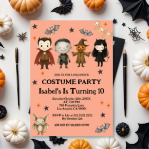 Invitation Costume Spooktacular modifiable Anniversaire Hallo