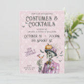 Invitation Costume Steampunk Cocktails Adulte Halloween (Debout devant)
