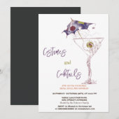 Invitation Costumes & Cocktail Halloween épouvantable (Devant / Derrière)