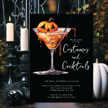 Invitation Costumes & Cocktail Halloween Party<br><div class="desc">Cette invitation festive comprend un cocktail jack-o'-lantern Halloween. Les mots "costumes et cocktails" sont écrits dans une police de caractères amusante. C'est la meilleure façon d'invitation vos amis à une fête d'Halloween éffrayante et sucrée où ils peuvent venir dégustés et déguster un délicieux cocktail d'Halloween.</div>