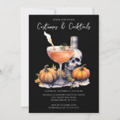 Invitation Costumes & Cocktail Halloween Party (Devant)