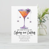 Invitation Costumes & Cocktail Spider Adulte Halloween Party (Debout devant)