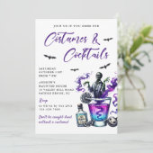 Invitation Costumes & Cocktails Fête d'Halloween (Debout devant)