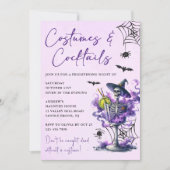 Invitation Costumes & Cocktails Fête d'Halloween (Devant)