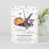 Invitation Costumes & Cocktails Fête d'Halloween adulte (Debout devant)