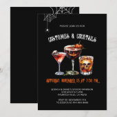 Invitation Costumes & Cocktails Soirée Halloween (Devant / Derrière)