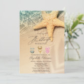 Invitation Costumes de bain Seastar Beach Bachelorette Party (Debout devant)