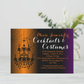 Invitation Costumes de Cocktail de Lustre pour Fête d'Hallowe (Debout devant)