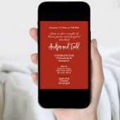 Invitation Costumes et cocktails élégants Fête d'Halloween