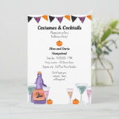 Invitation Costumes et cocktails Fête d'Halloween (Debout devant)