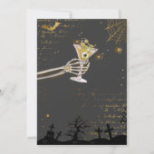 Invitation Costumes et cocktails Fête d'Halloween pour adulte (Dos)