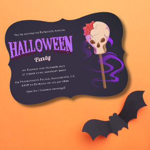 Invitation Costumes et cocktails pour adultes Halloween Party