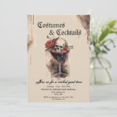 Invitation Costumes et cocktails Sculls & Rose Halloween (Debout devant)