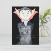 Invitation Costumes et cocktails vampires gothiques Halloween (Debout devant)