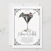 Invitation Costumes & Martinis Fête d'Halloween (Devant)