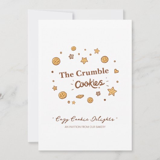 Invitation Cosy Cookie Delties (Devant)