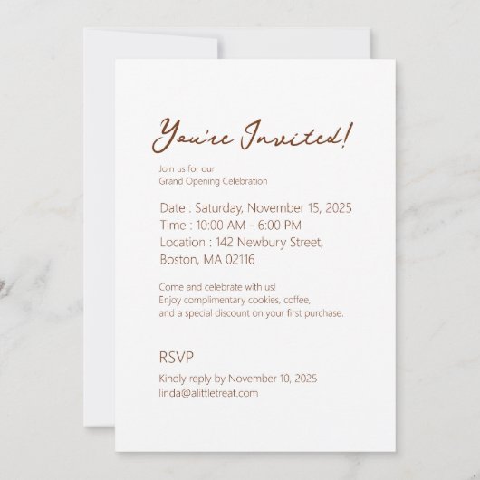 Invitation Cosy Cookie Delties (Dos)