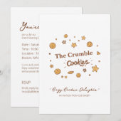 Invitation Cosy Cookie Delties (Devant / Derrière)
