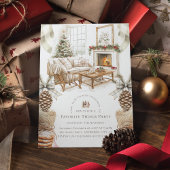 Invitation Cosy Favoris Fête de Noël